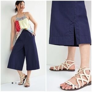 💋Anthropologie Maeve wide legs crop pant size XS